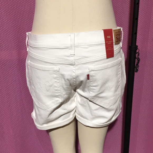 Levi’s white jean shorts - Picture 6 of 6